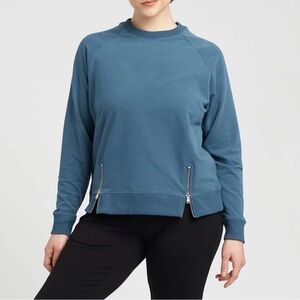 Universal Standard Riley Raglan Side Zipper Top Size 4XS (00-0)